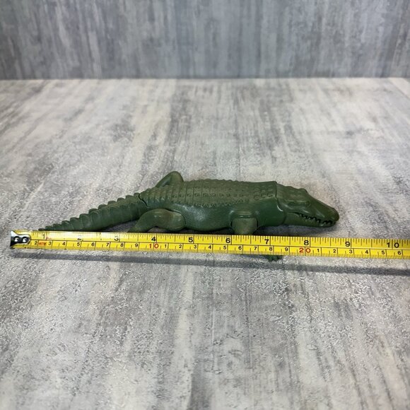 PLAYMOBIL Crocodile Alligator Green Creature Animal 1998 9” - Picture 8 of 10